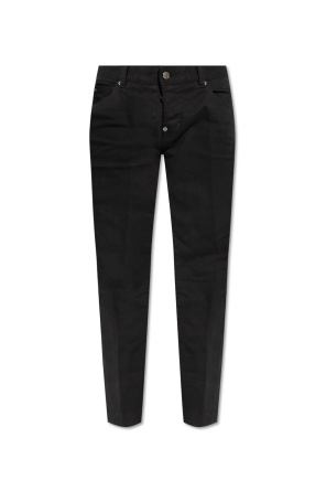 【Saint Laurent】 DENIM STRAIGHT-LEG JEANS 771399Y16PF 1290 Saint Laurent Jeans with straight legs | Women's Clothing